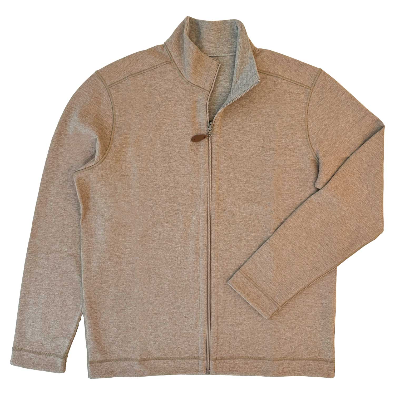 Polo Reversible Full  Zip Jacket – PGTexas Sand/Heather Grey