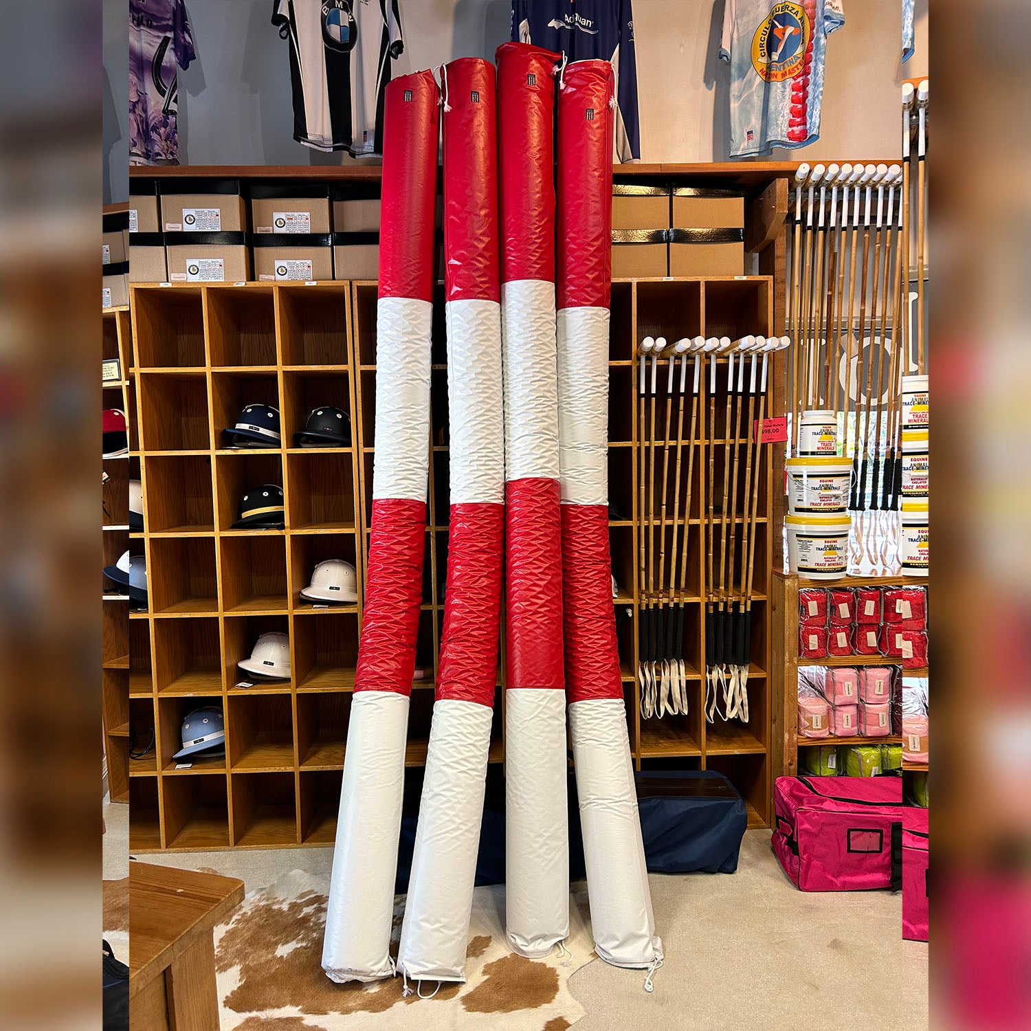 Polo Goal Posts-Polo Safety Foam Center Vinyl Outer-4 Color