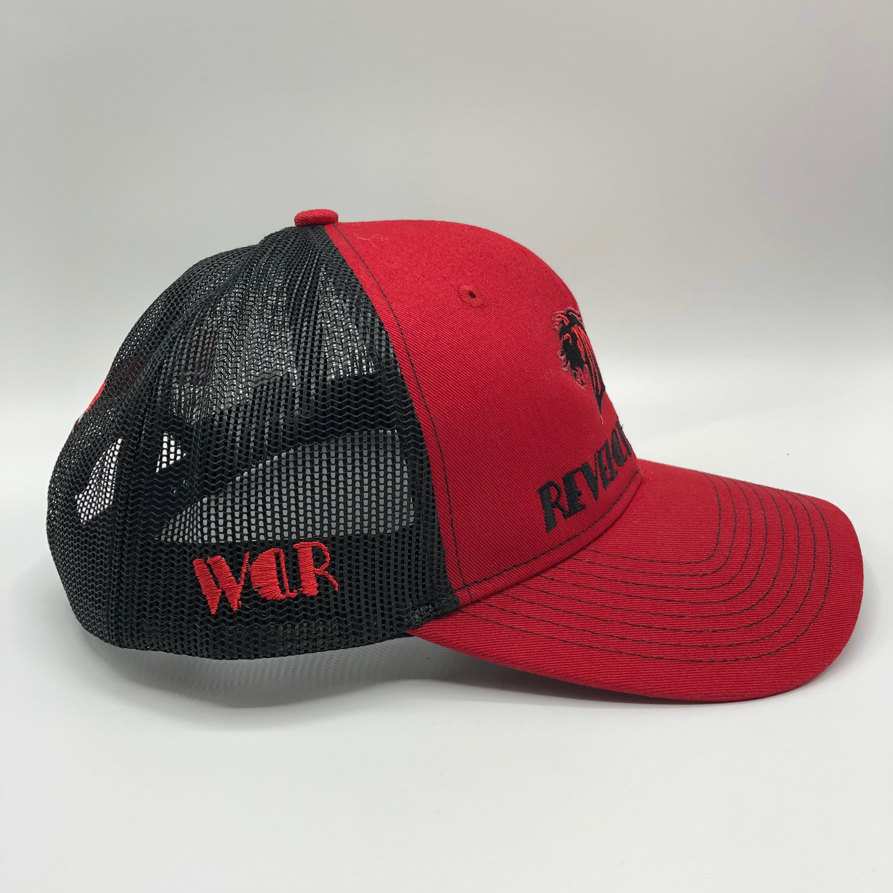 Cap-4 Horsemen Trucker-War-Red/Black