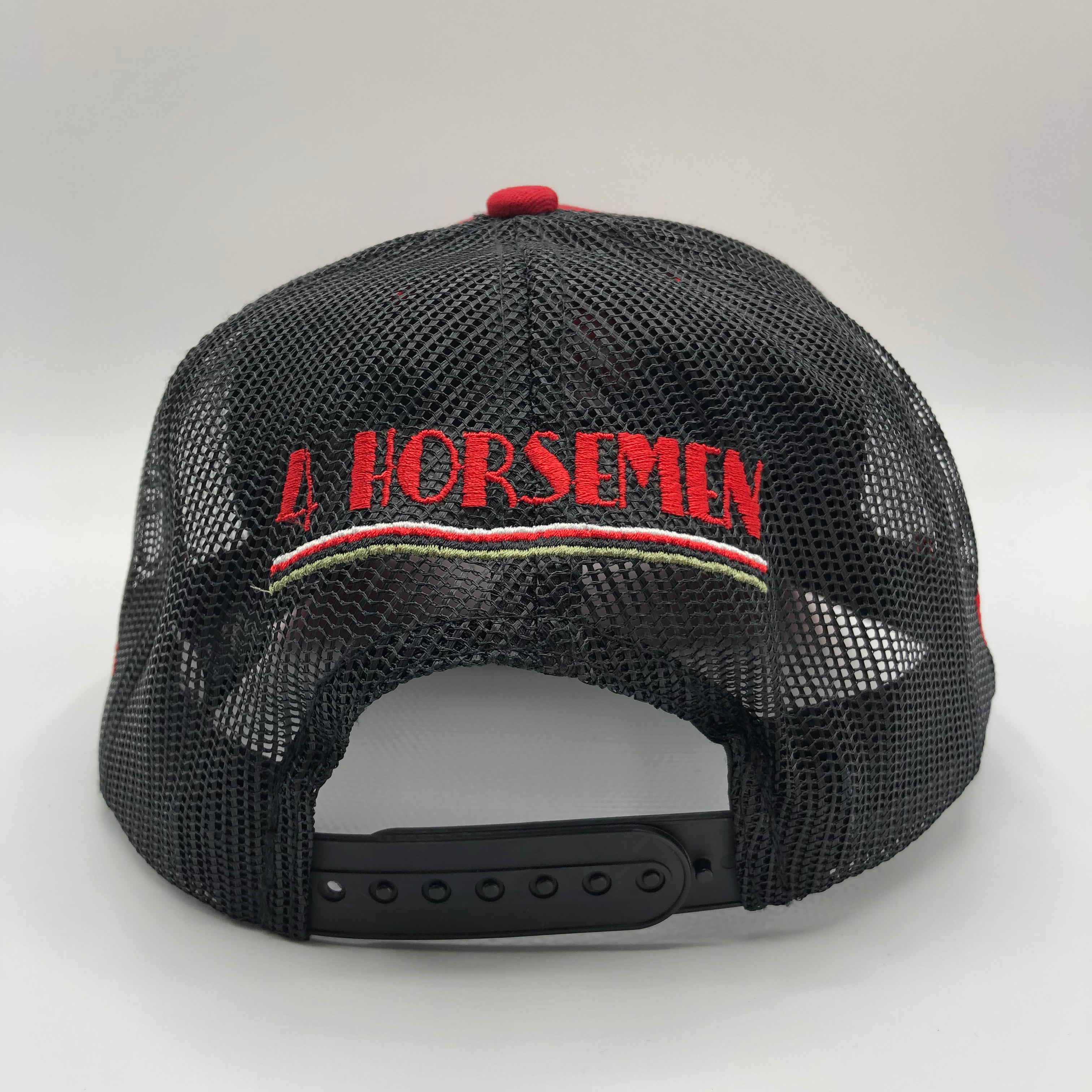 Cap-4 Horsemen Trucker-War-Red/Black