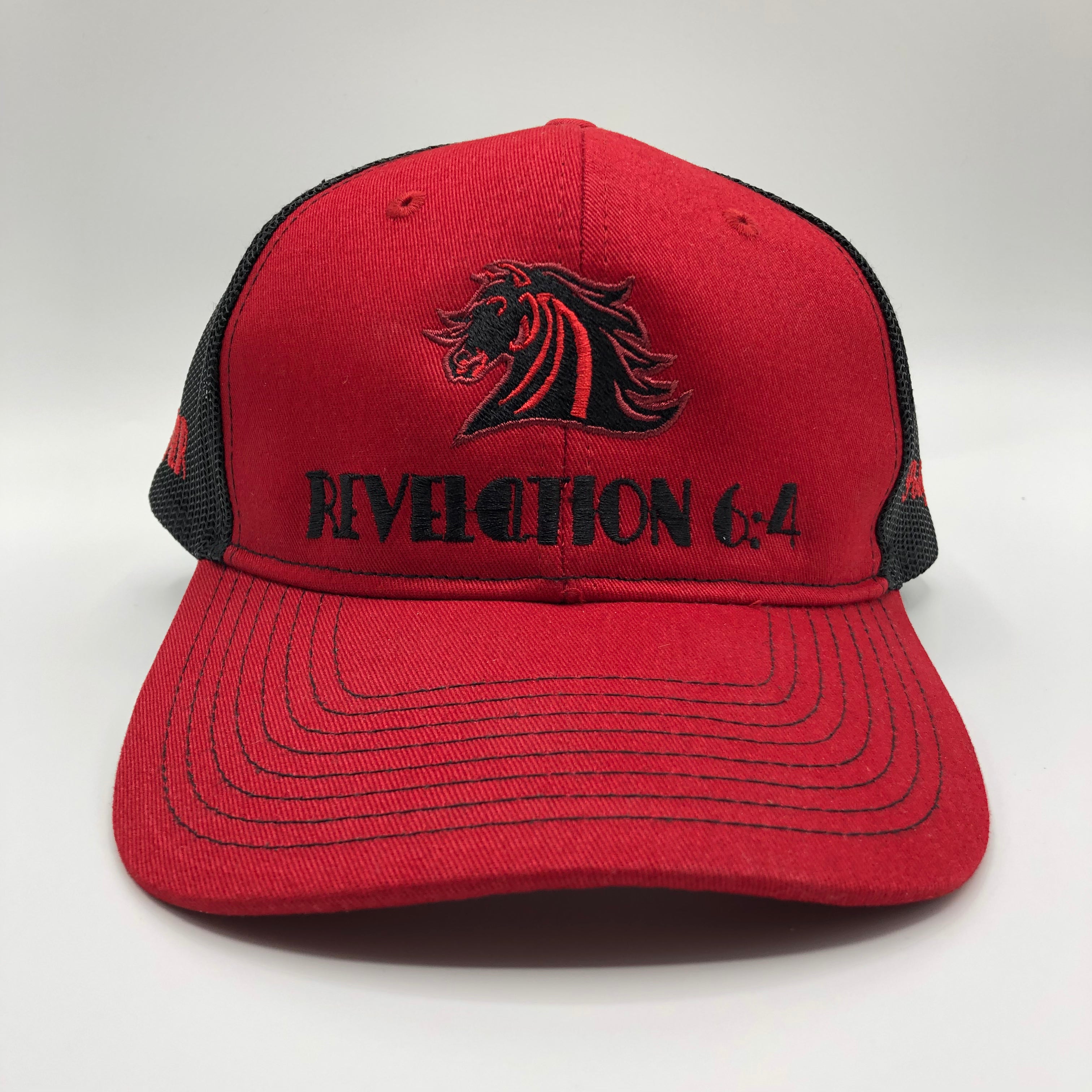 Cap-4 Horsemen Trucker-War-Red/Black