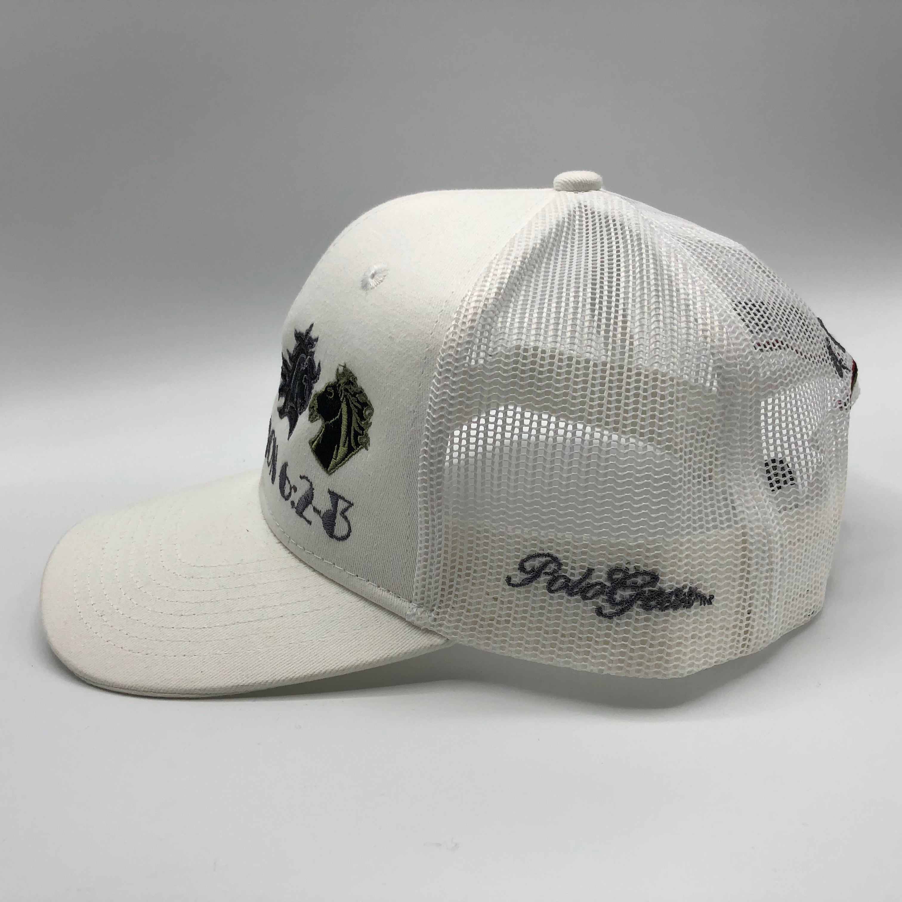 Cap-4 Horseman Trucker 4 Horses-White