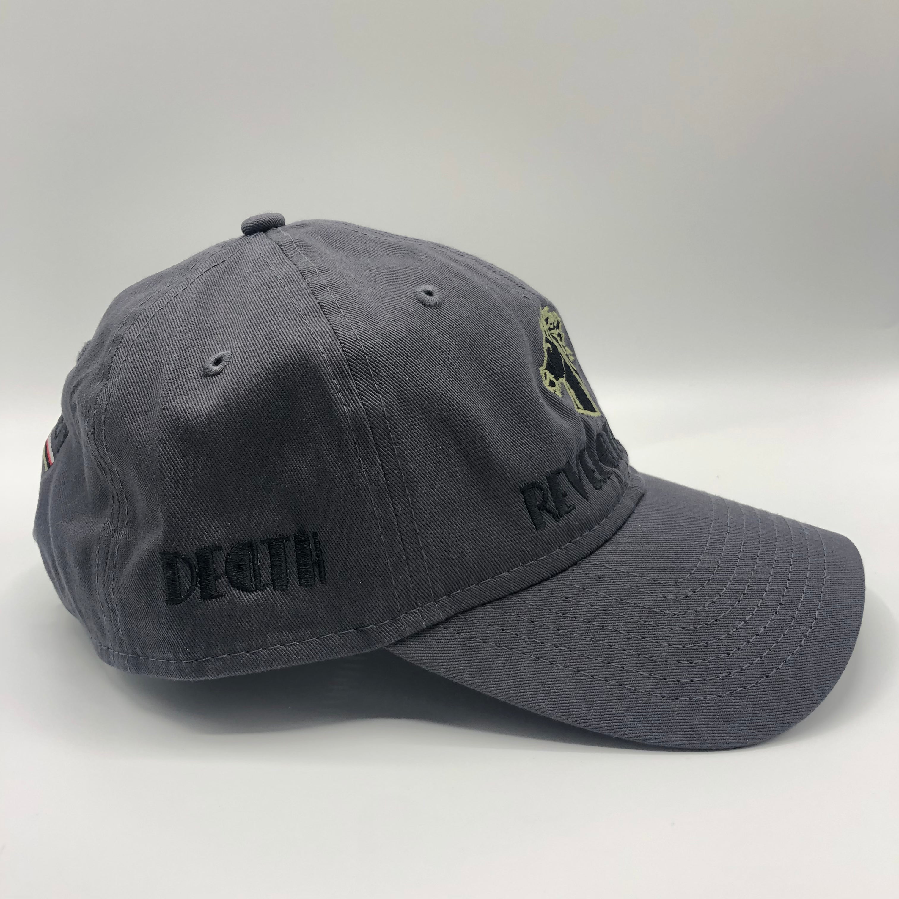 Polo Cap-4 Horsemen Unstructured-Death-Dark Grey