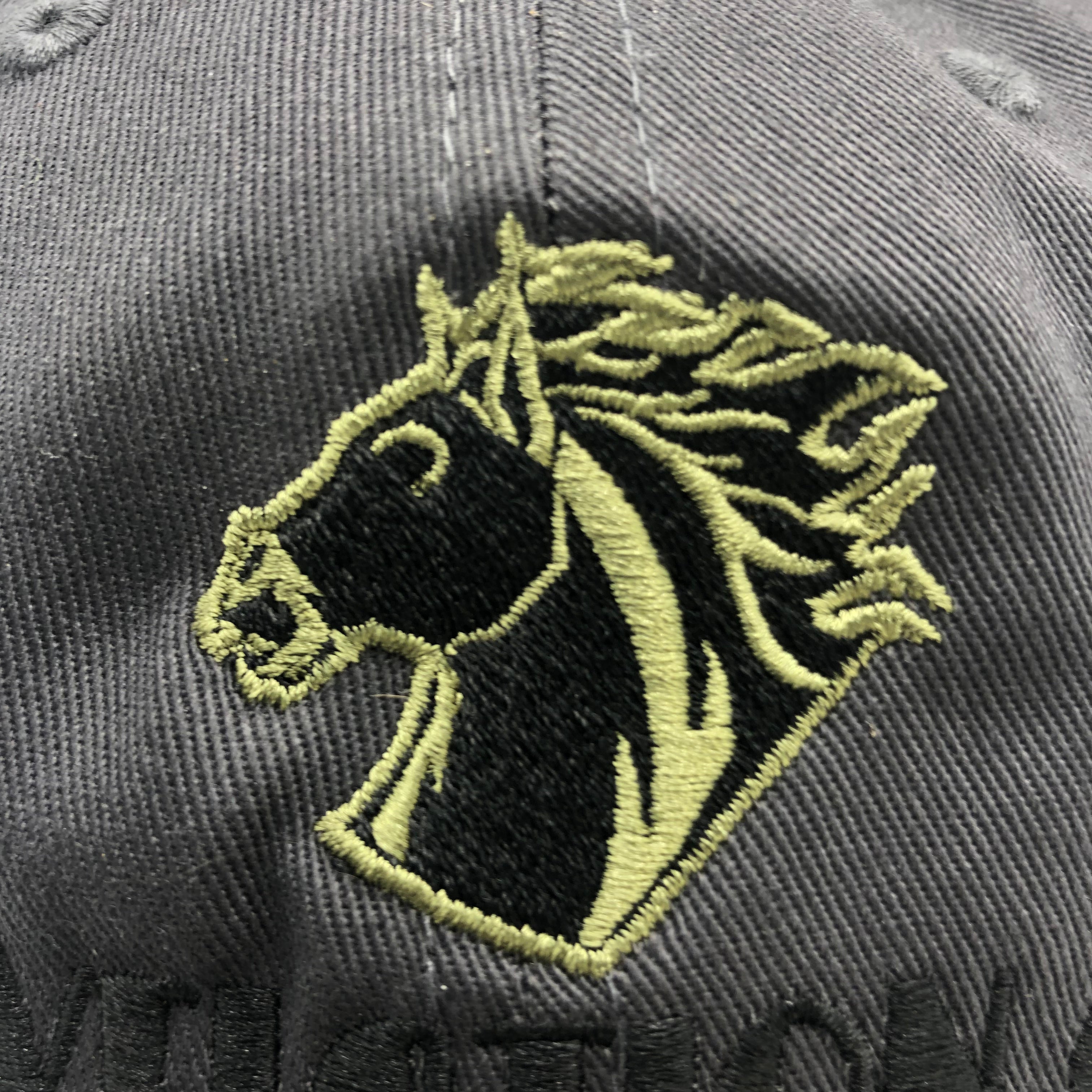 Polo Cap-4 Horsemen Unstructured-Death-Dark Grey