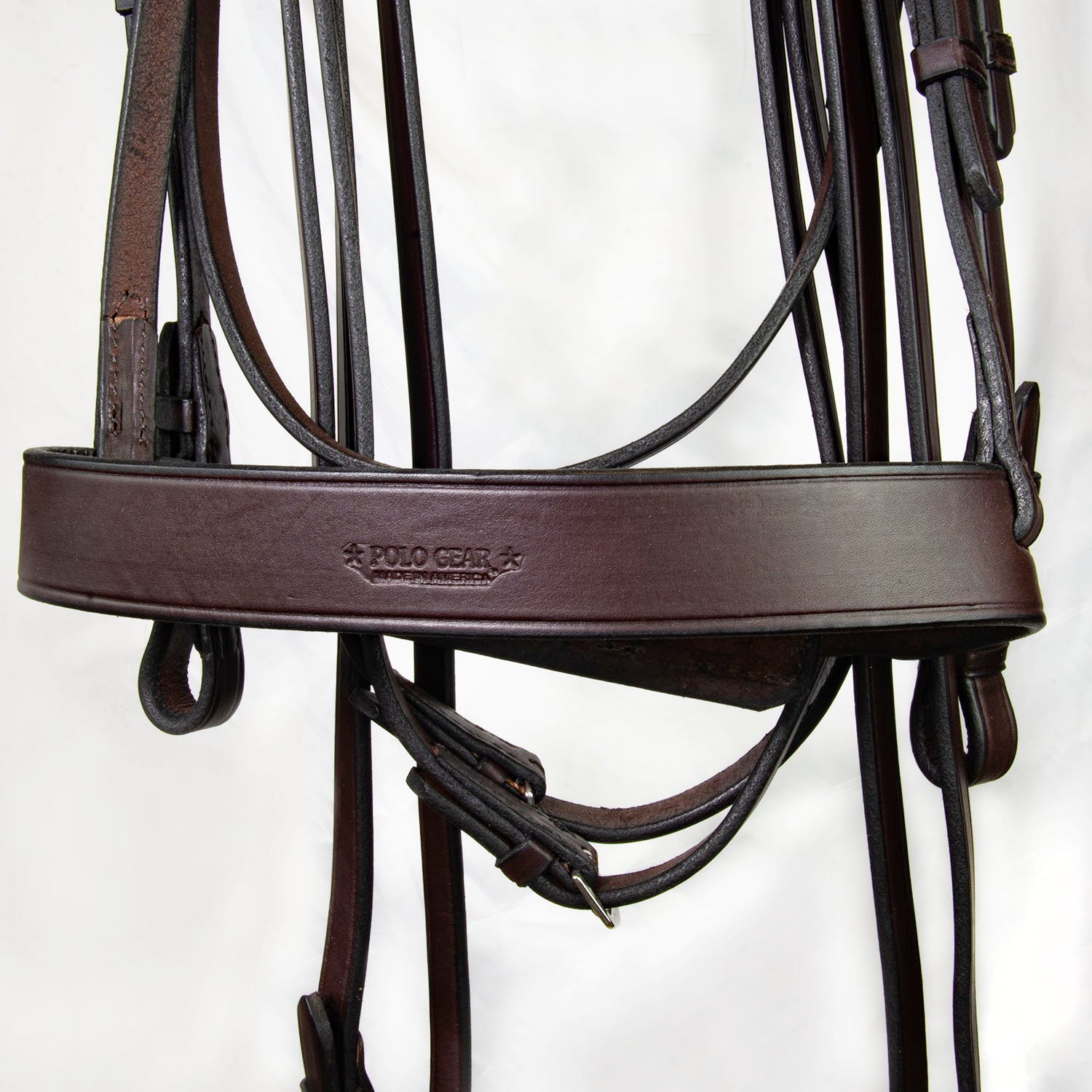 Polo Bridle English Premier Leather with 2 Sets of Reins