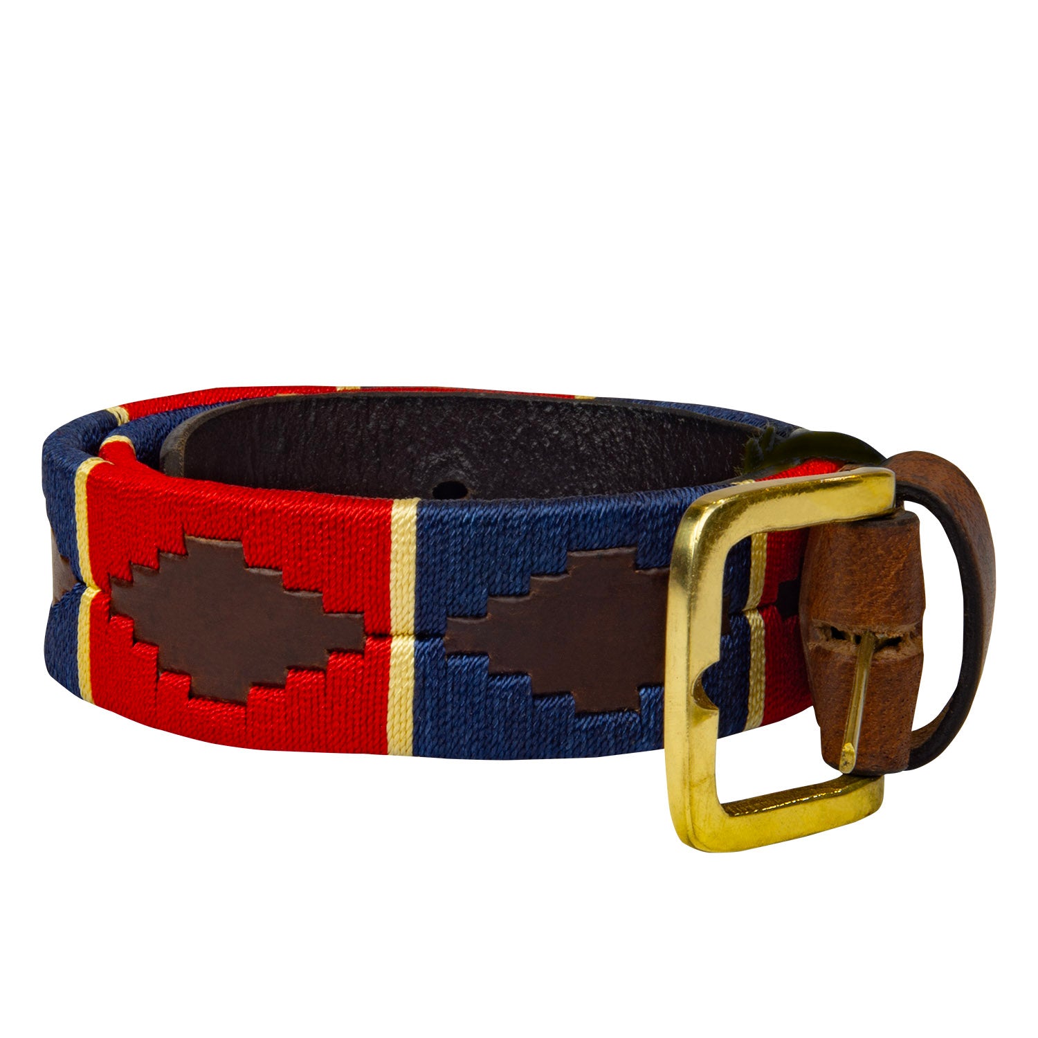 Polo Belt-Pampas Brown Blue Red