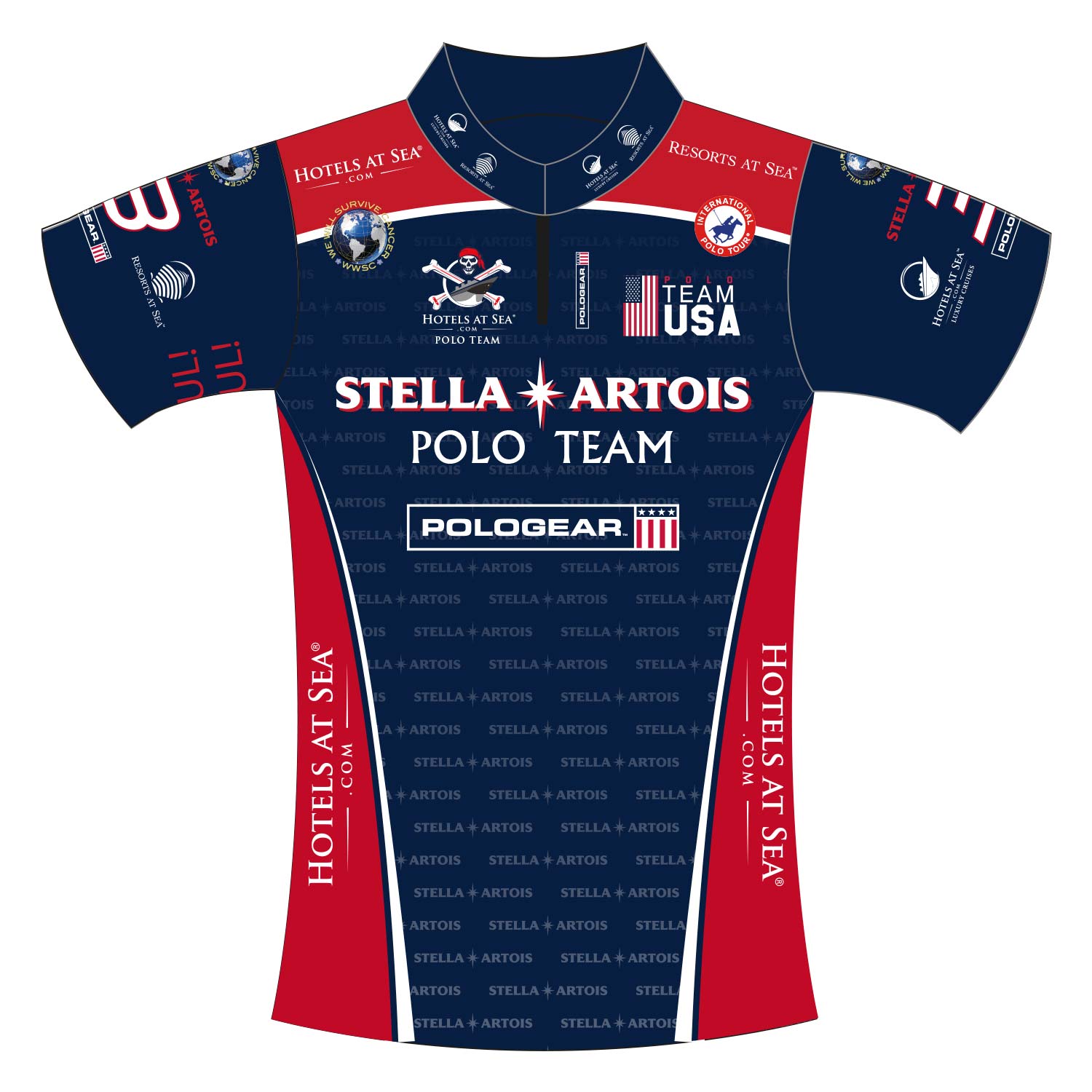 International Polo Tour team shirt - Stella Artois