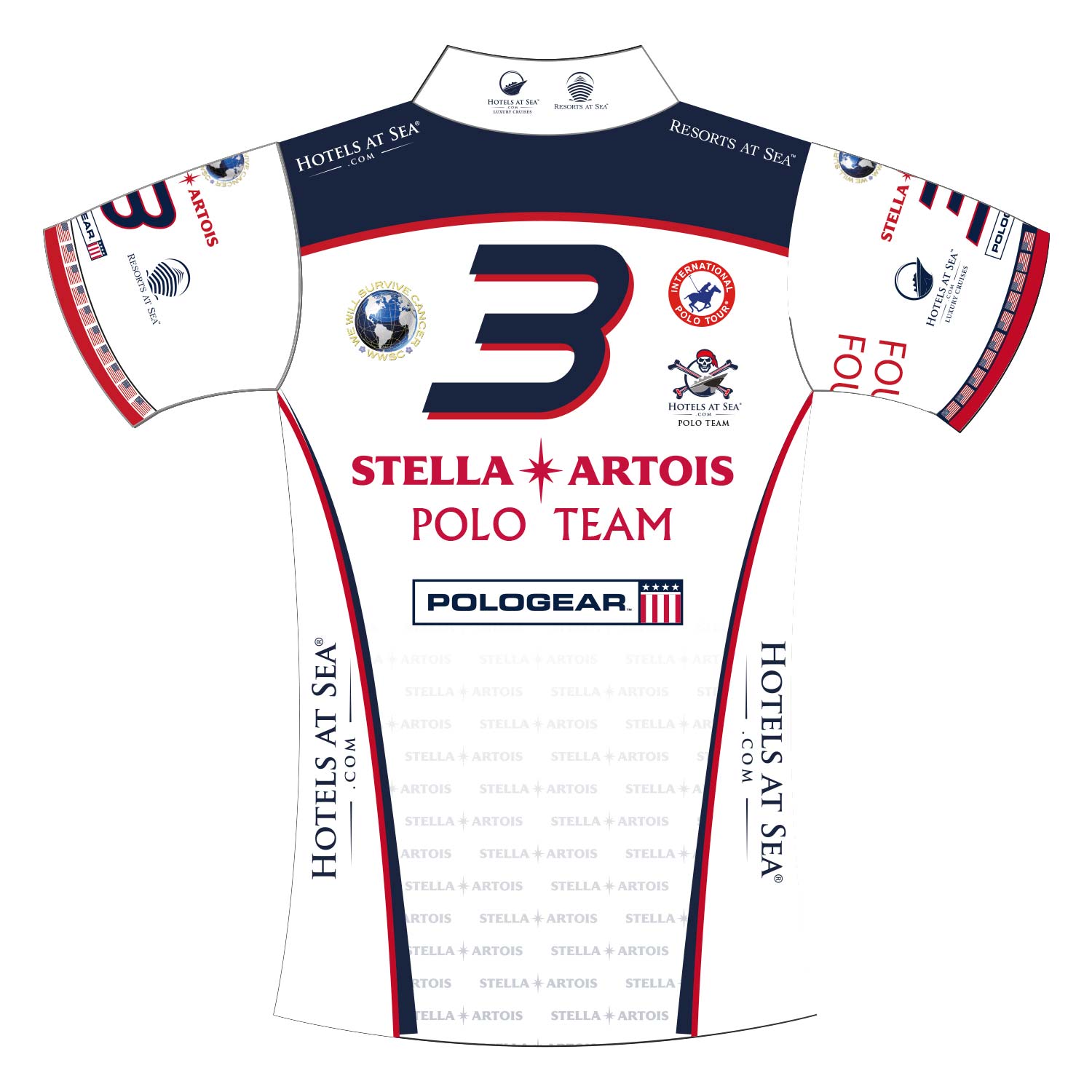 International Polo Tour team shirt - Stella Artois