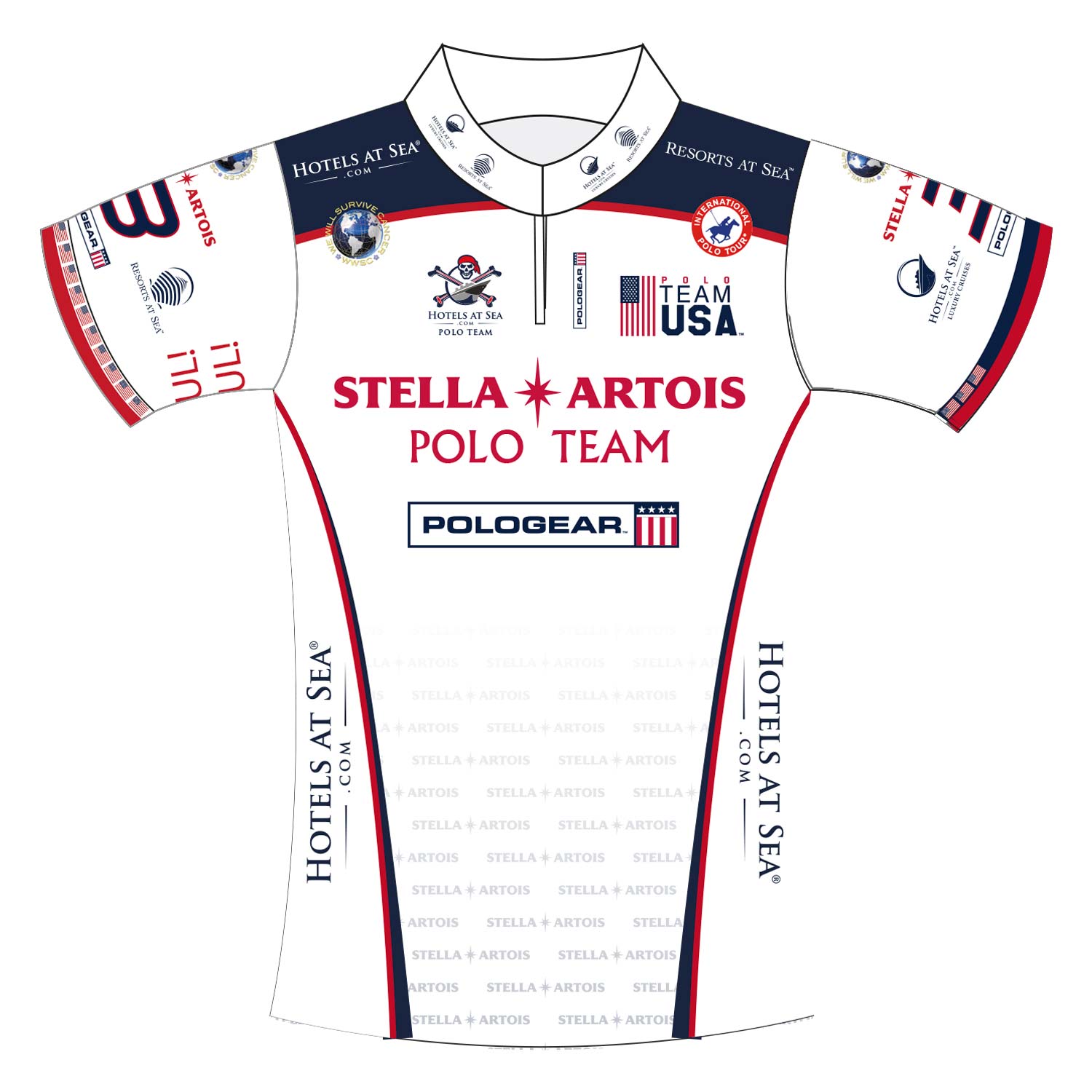 International Polo Tour team shirt - Stella Artois