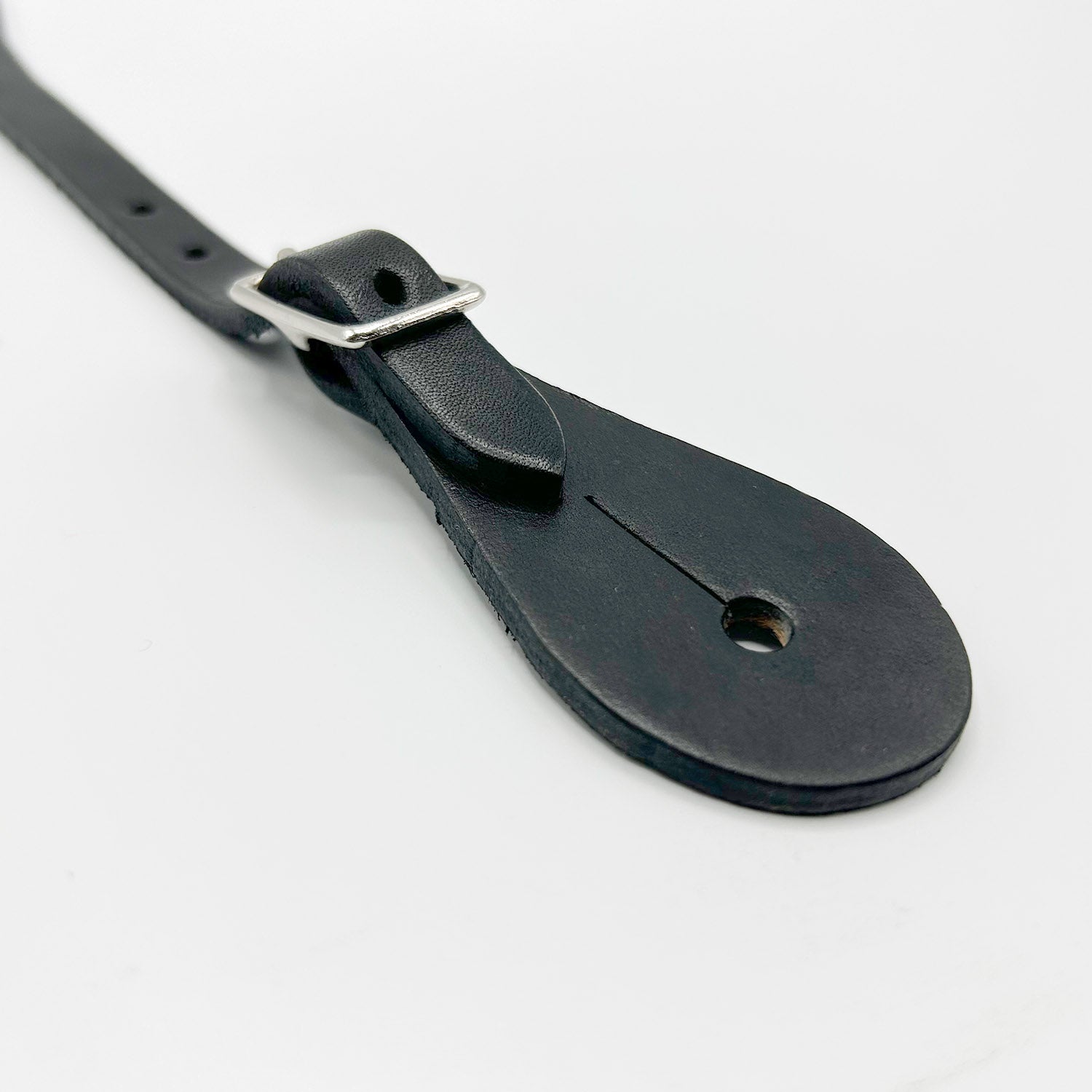 SPUR STRAPS-Western Single Strap Dark Oil Black