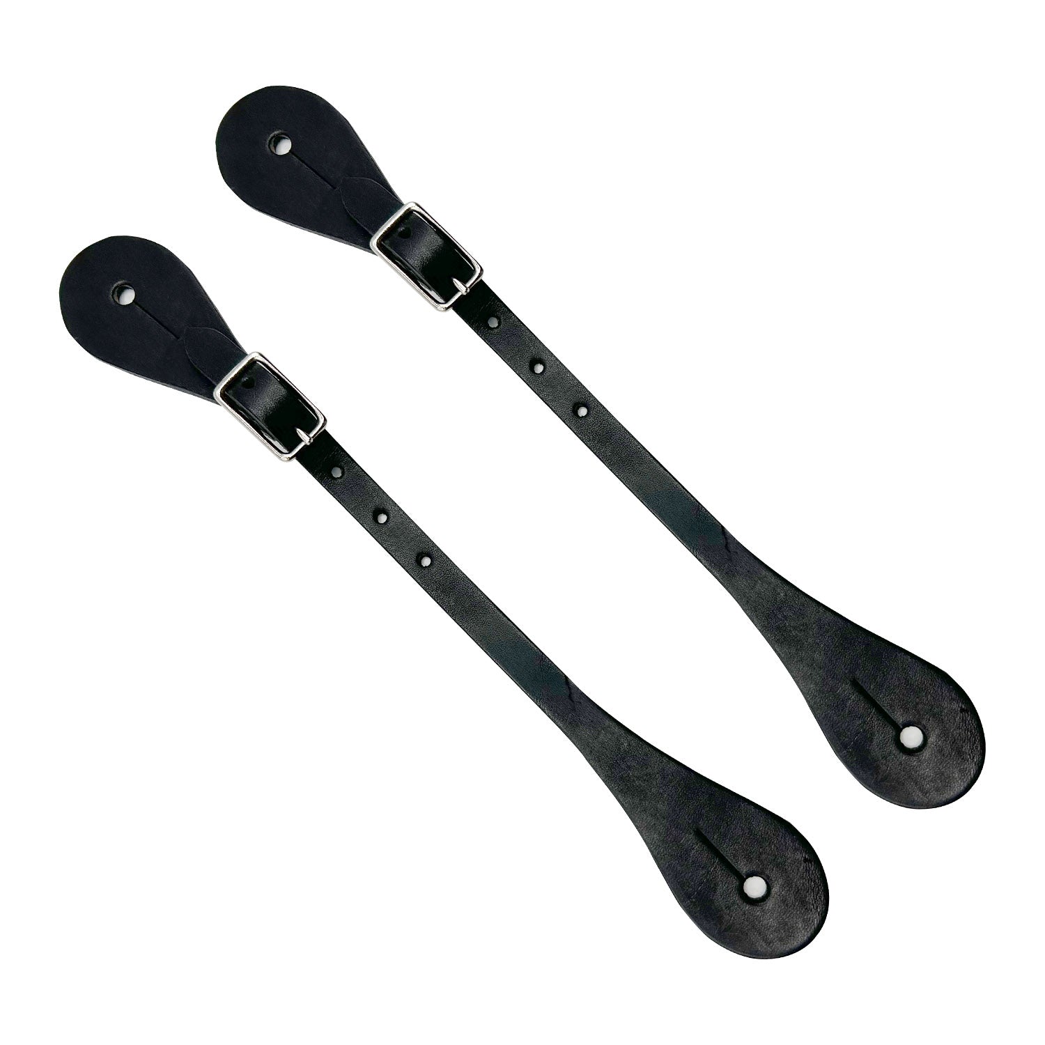 SPUR STRAPS-Western Single Strap Dark Oil Black