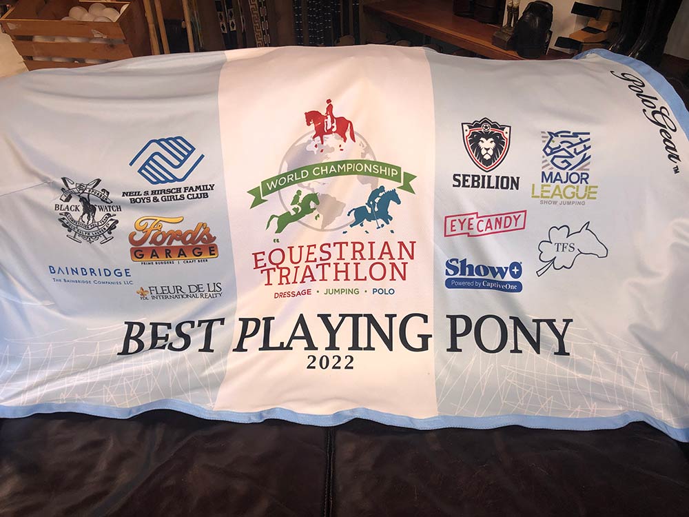 CUSTOM SUBLIMATED HORSE SHEET