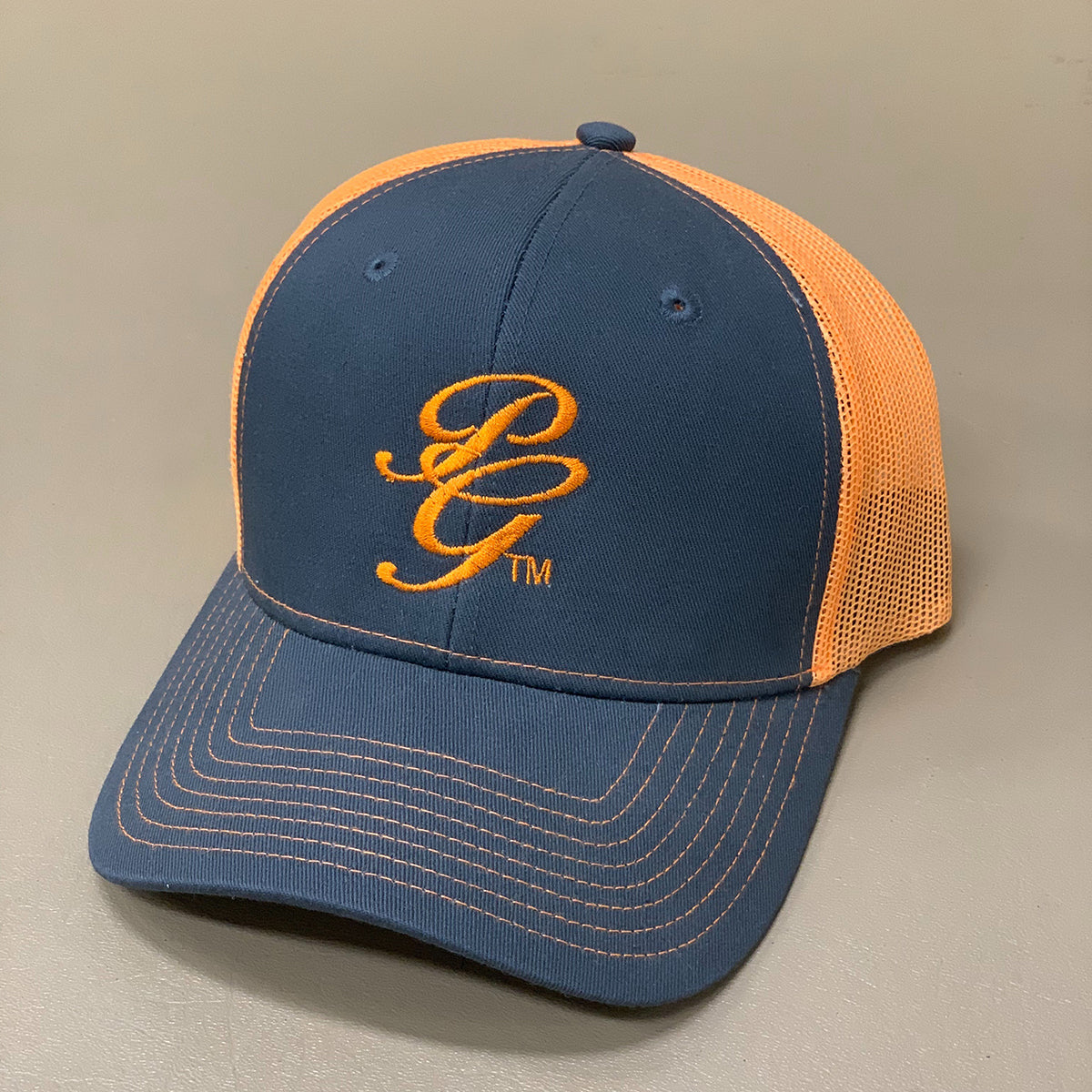 Cap - PoloGear Initials Script - ORANGE