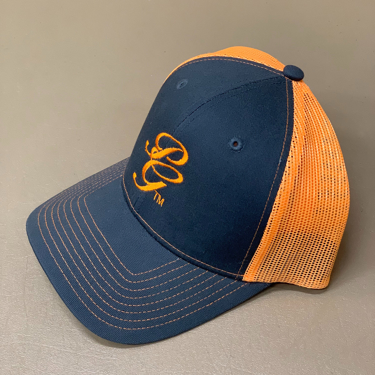 Cap - PoloGear Initials Script - ORANGE