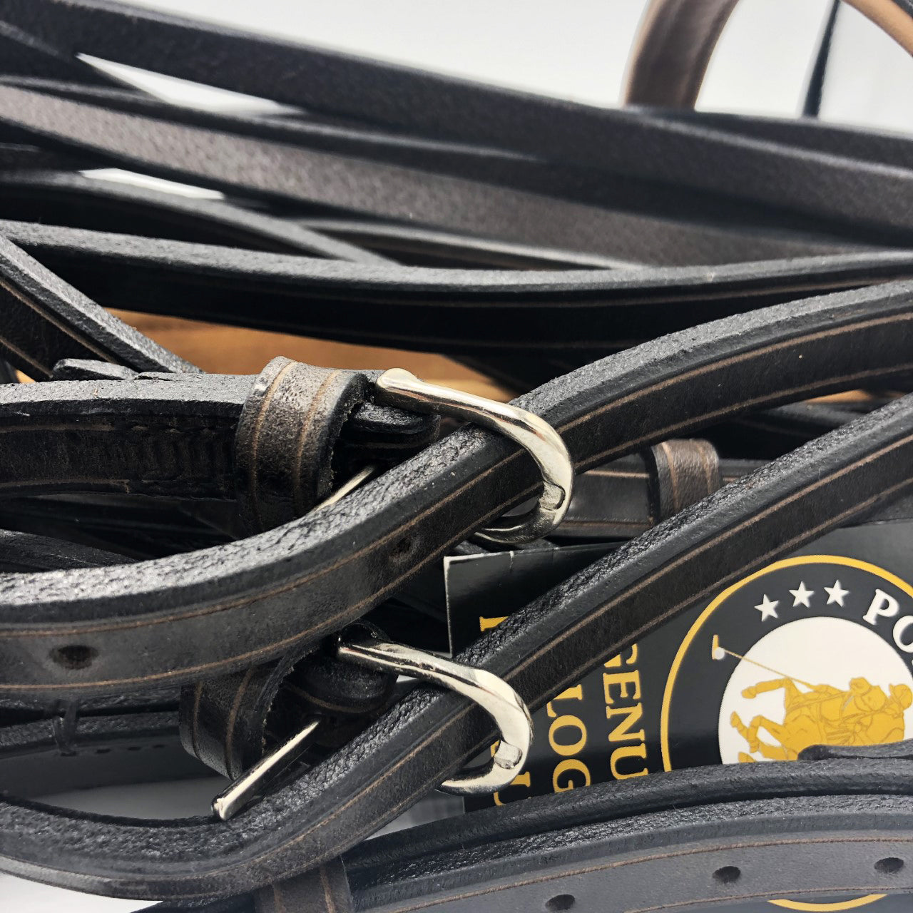 Polo Bridle Complete Set-Argentine Premier Leather with Padded Breast Plate