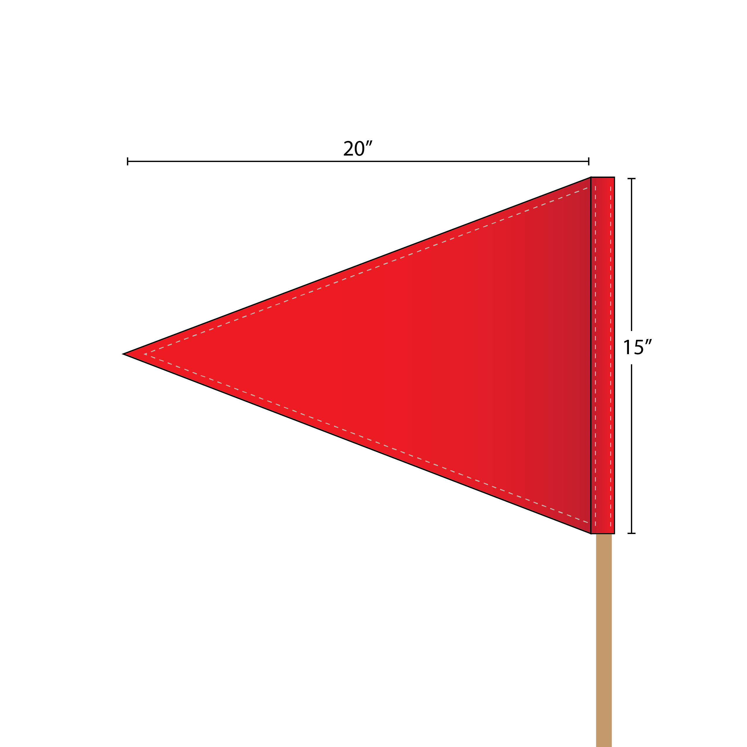 Goal Posts-Polo Top Flag 1 Color